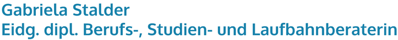 Arbeit und Struktur – Gabriela Stalder